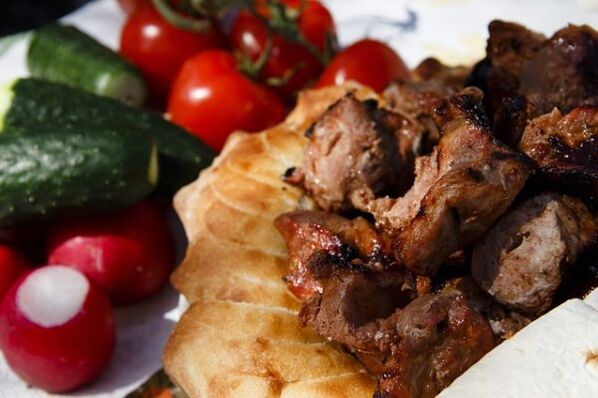 Grigliare con le verdure